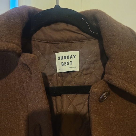 Sunday Best Chocolate Brown Shirt Jacket - Picture 2 of 3